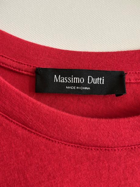 Tričko zn.massimo dutti č.m bavlna s ľanom, m