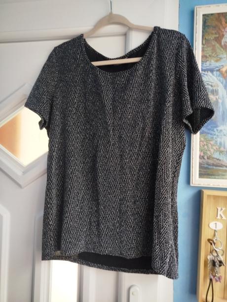 Elegantné trblietavé tričko- blúzka, xl