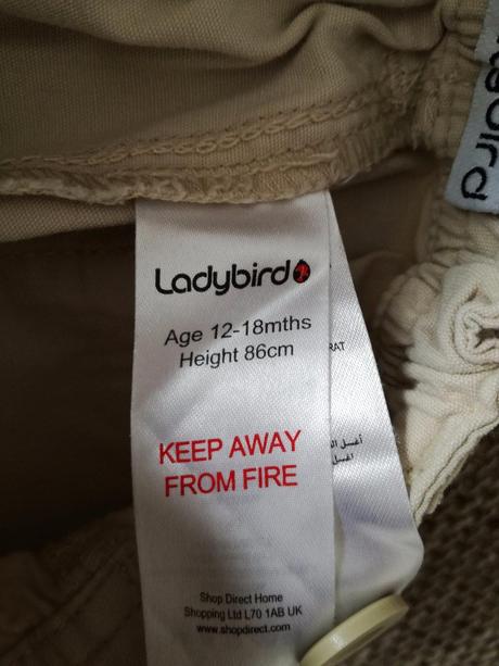 Detské letné nohavice, ladybird,86