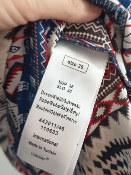 Ľahučký tenké šaty orsay, orsay,s
