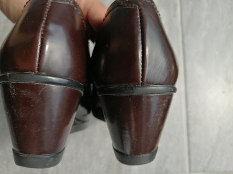 Bata kožené pohodlné mary jane topánky v38, baťa,38