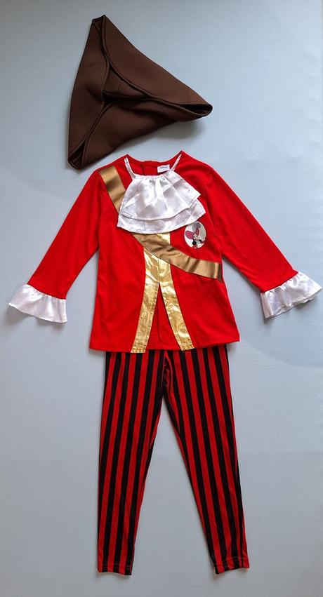 Kapitán hook / pirát exkluzívny kostým veľ.110-116,