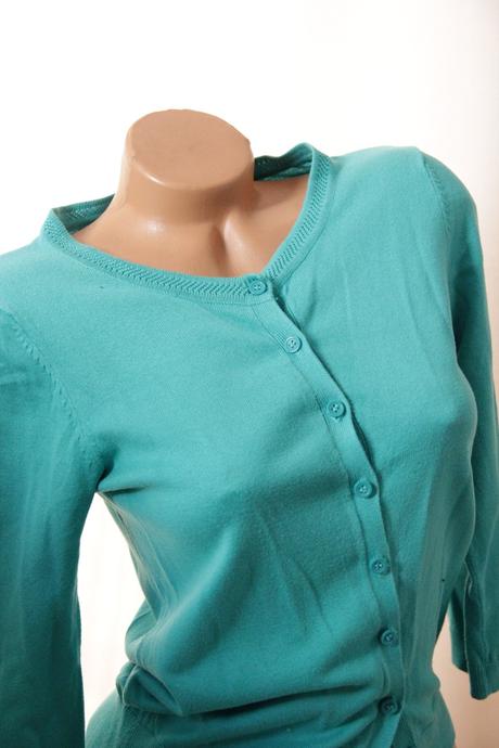 Tyrkysový kardigan, s, s