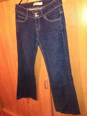 Damske tmavomodre rifle velkost 40, m