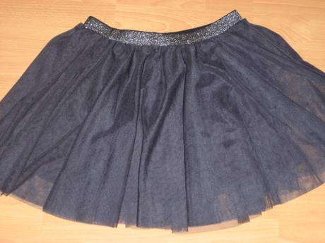 Tylová modrá sukňa tchibo, tcm,158