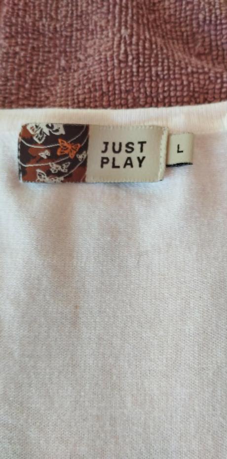 Biely dámsky kardigán, just play,l