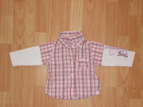 Dievčenská košeľa, 6-9 mes., h&m,74