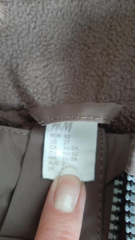 Kombinéza - zimný overál, h&m,92