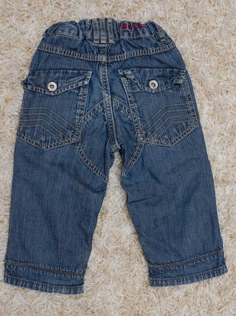 2 x pohodlné rifličky, h&m,86