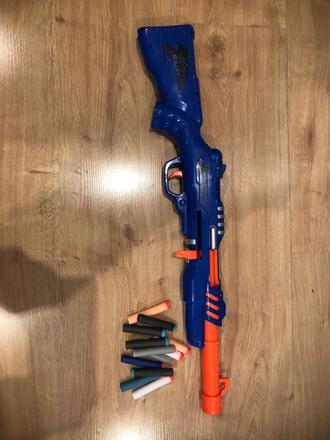 Predám detskú pištoľ - brokovnicu super power, 