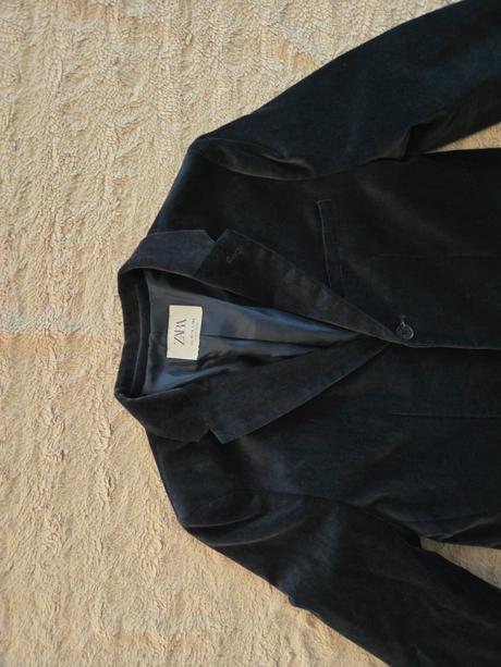 Chlapčenské zamatové sako, zara,164