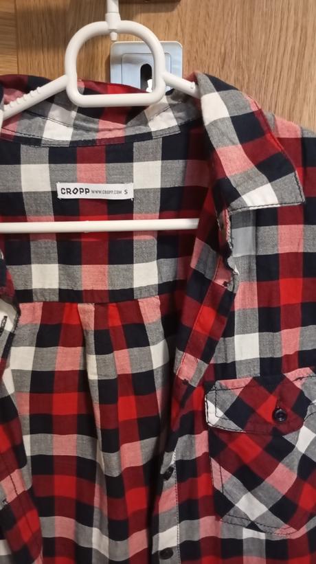 Kockovaná košela cropp, s