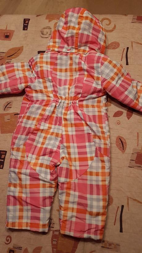 Zimný dievčenský overal veľk.74-80, lupilu,74