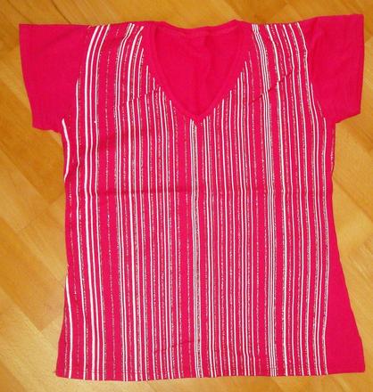 Nenosené ružové tričko, 38