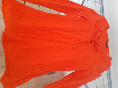 Oranzovy dievcensky pulover, 164