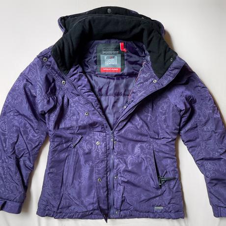 Fialová dámska zimná vetrovka volcano 38, m