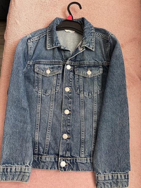 Rifľová bunda h&m, veľ. 140, h&m,140