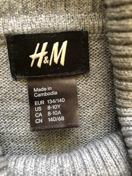 Sveter h&m č 134 d 64 š 32 r 54, h&m,134