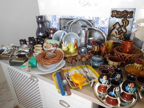 Smalt, keramika, prútené,mlynčeky,,