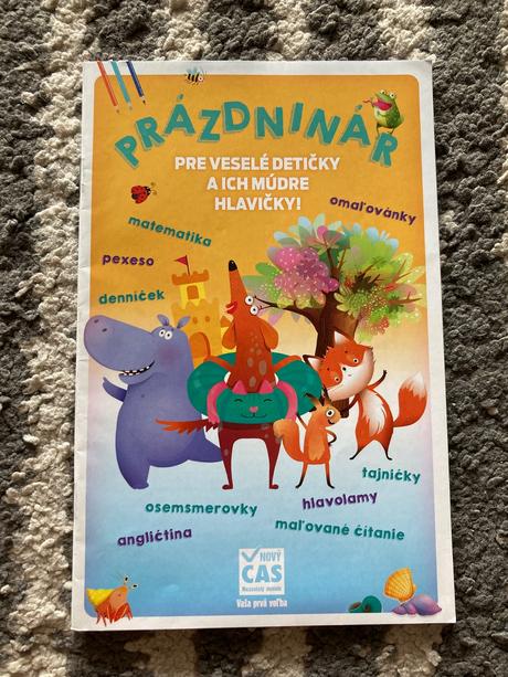 Kniha na prázdniny, prázdninár a omaľovánky, 