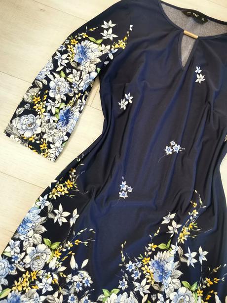 F&f šaty s kvetmi, f&f,34 / 36 / s / xs