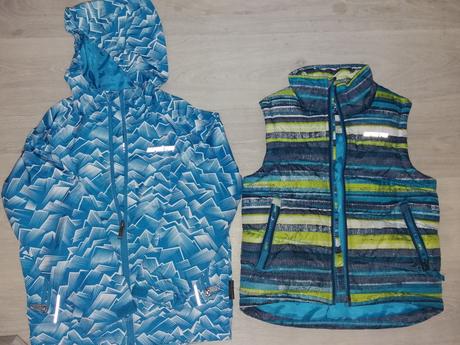 Chlapčenská bunda a vesta, alpine pro,116