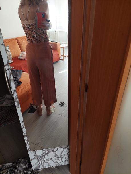 Široké letné nohavice, h&m,xs