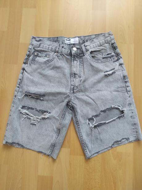 Riflové kraťasy, bershka,s