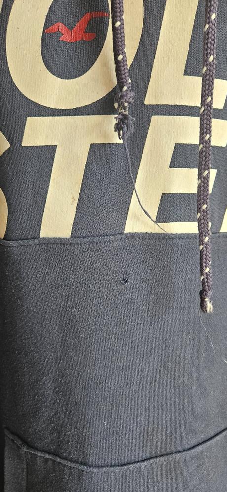 Pánska tmavomodrá mikina hollister vel.m, hollister,m