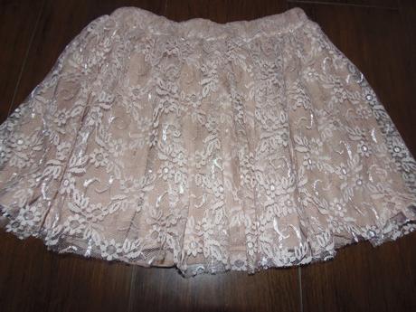 Sukňa - čipka, zara,164