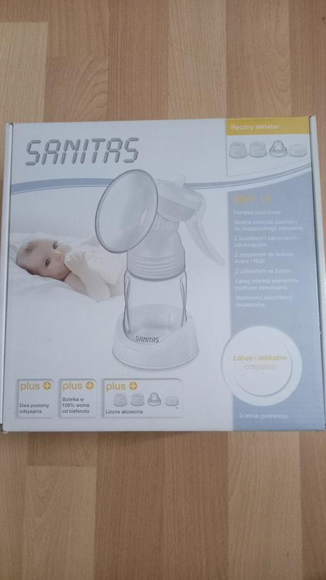 Ručná odsávačka mlieka sanitas, 