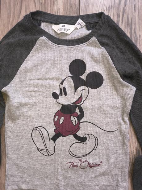 Tričko mickey, h&m,146