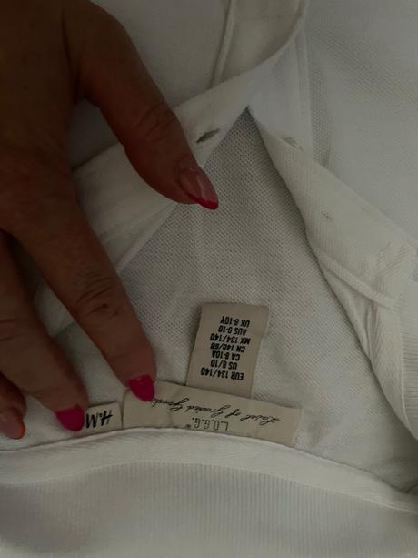 Bavlnené polo tričko, h&m,134