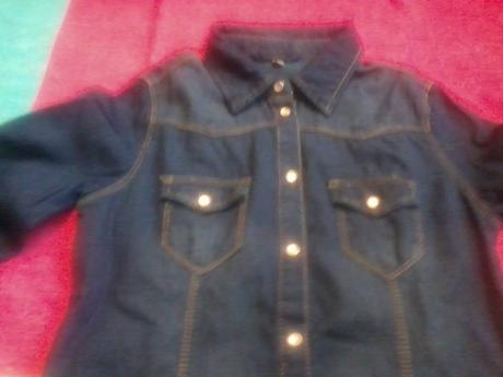 Dievčenská riflová košela 9 / 10 rokov., denim co,140