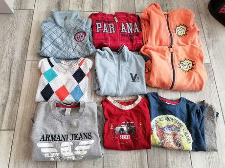 Balík do škôlky - 110/116 mikiny, svetrik, 104–116