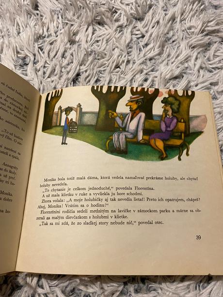 Stará retro kniha florentina james krüss 1971,