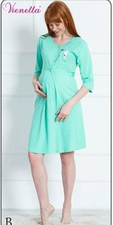 Materská nočná košeľa na kojenie, vienetta secret,36 - xxl