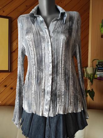 Blúzka plisovaná, zn. robex, veľ. m-l-xl, 42