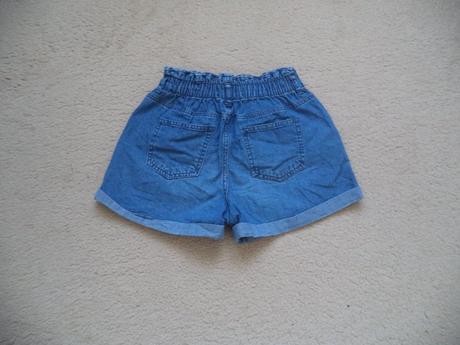 Krásne rifľové kraťasy princezná, 152