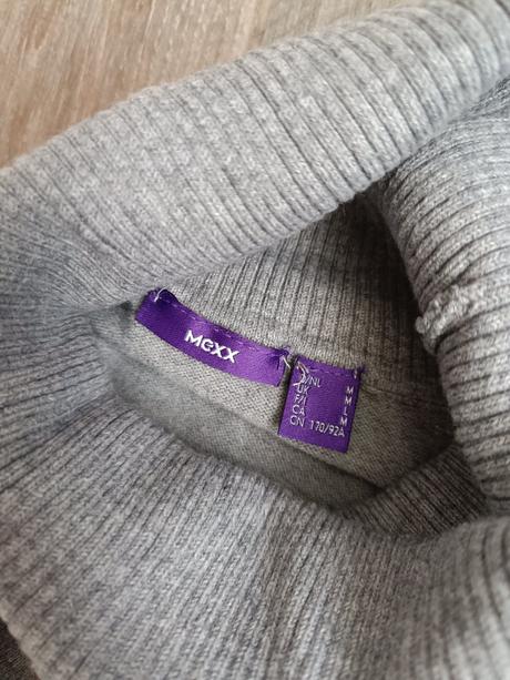 Šedé rolakove šaty, mexx,m