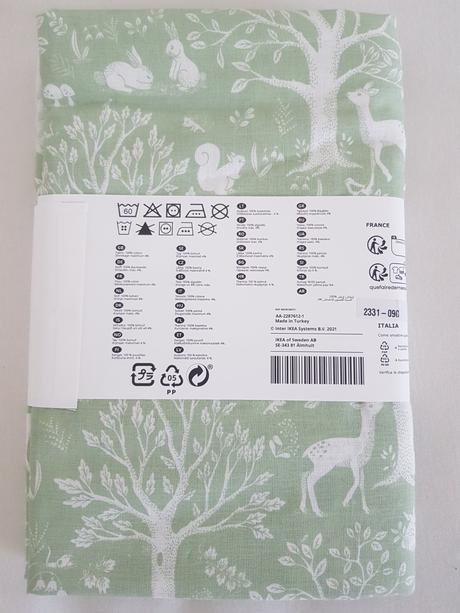 Obliečky pre bábätko ikea, šírka (cm): 110,dĺžka (cm): 130