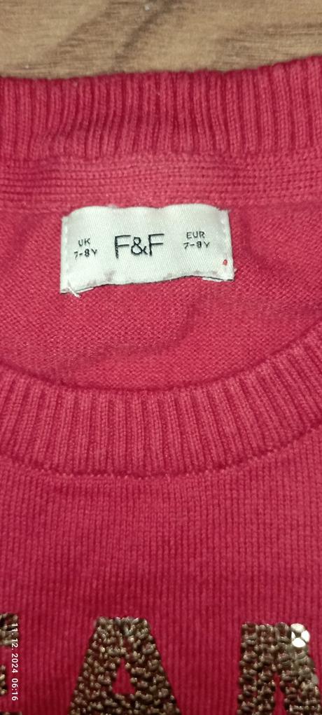 Vianočný pulóver, f&f,128