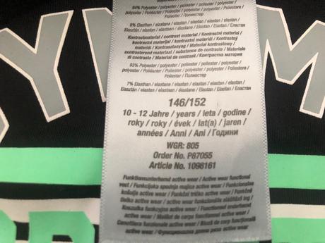 Tričko na sport, kik,146