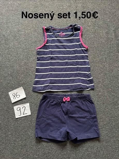 Letný set tricko a kraťasy, lupilu,92