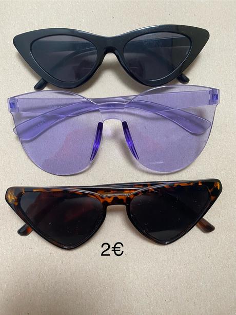 Farebné párty okuliare a slnečné okuliare, 