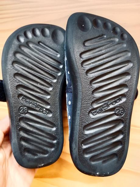 Papučky prezúvky barefoot 3f, 28