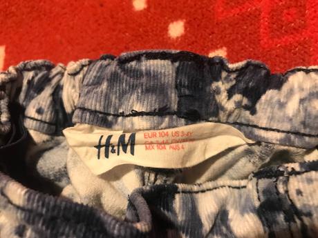 Nohavice pre princeznú - luxusný vzhľad, h&m,104