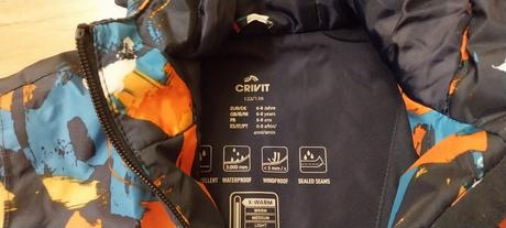 Vetrovka crivit 122/128, crivit,122