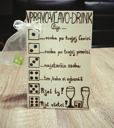 Vpravo vľavo drink, 