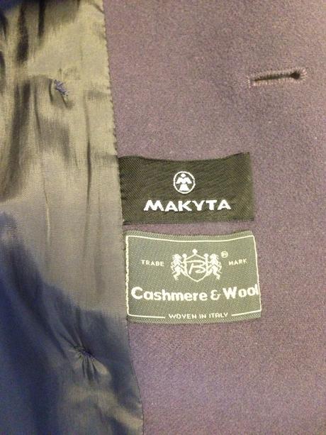 Damsky fialovy dlhy kabat č. 40, 40